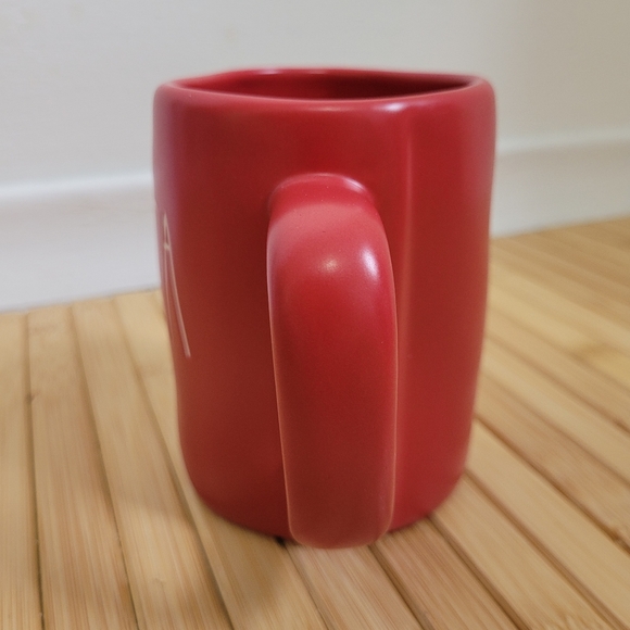 RAE DUNN -  Red mug " SANTA " - Picture 2 of 8